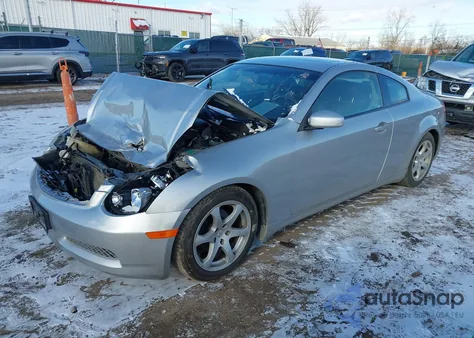 2004 Infiniti G35 z USA, uszkodzony, nr VIN JNKCV54E74M302450